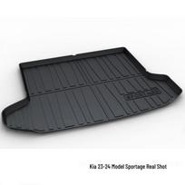 Kia Sportage/K5/KX5/K2/KX1/EV5/EV3/Tuojie TPE Trunk Mat Tail Box Mat. Custom Fit black