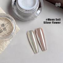 New Nail Cushion Holographic Aurora Chrome Powder High-Gloss Fine Mirror Glitter Nail Rubbing Dust For Nail Art Manicure 6