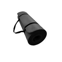 Sustorintas jogos kilimėlis namų naudojimui, padidintas, sugeriantis kilimėlis, neslystantis kilimėlis, fitneso jogos kilimėlis 183*62*1cm One Size juoda