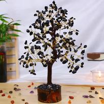 Crystal Tree, Handmade Home Décor Item, Crystal Bonsai Tree - Black Tourmaline