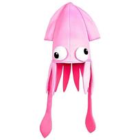 Headgear Halloween Costume Hat Multicolored Squid Halloween Funny Hat Props Photograph Sea Animal Octopus Hat pink