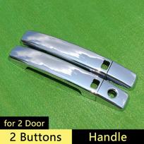 for Nissan Altima 2007 - 2012 L32A Chrome Handle Cover Trim Set Sedan Coupe 2008 2009 2010 2011 Accessories Stickers Car for 2 Door 2 Button white