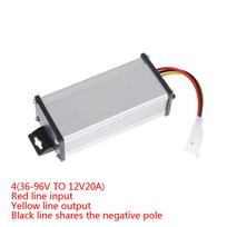 Transformatorius DC 36V 48V 60V 72V 96V į 12V 10A 20A Elektrinio dviračio keitiklis 4(36-96V TO 12V20A)