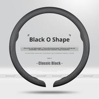 Ultra Thin Nappa Leather Car Steering Cover Universal 37-38cm For Subaru Crosstrek Forester Outback Impreza Ascent Auto Decor Black O Shape