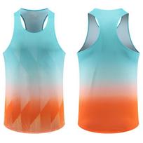 Running Sleeveless Top Shorts Set Men Women Track Field Race Marathon Workout 4XL white