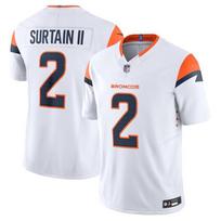 05 Denver Broncos 2 Surtain II Mens Football Jersey Various Sizes Men's 3rd Gen White In Stock