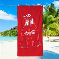 C-Coca C-Cola Fashion Logo Towel Sports Quick Dry Travel Camping Sandproof Soft Light Large Beach Towel 40x70CM