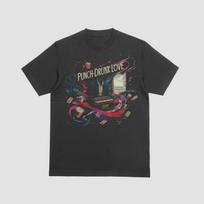 Punch-Drunk Love Inspired Acid Wash T Shirt, Paul Thomas Anderson Inspired Movie Tee, Romantic Arthouse Film Shirt, Cult Cinema Graphic Tee 120 gray