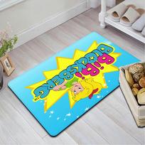 Bibi & Tina Rug Floor Mat for Living Room or Bedroom Soft and Comfortable Carpet a Gift for Birthday and Holiday.DFF0925192 40x60cm( 15x23in ) yellow
