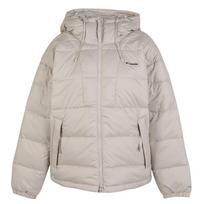 Columbia Pike Lake III Hooded Jacket Women's M Dark Stone WR3165 white