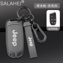 For Jeep Grand Cherokee Renegade Fiat Freemont Dodge Charger Challenger Durango Leather Car Remote Key Protection Cover Shell U444 black