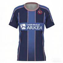 New 25_26 TOP14 Rugby Jersey France Football Shirt Bordeaux-Bègles Training Breathable Casual Sports FamilyMatching Outfits 160 blue