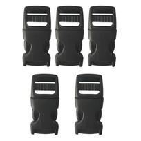 5 Pack Motorcycle Helmets Quick Release Buckle Set Plastic Chin Strap Clip Replacement Fastener for Riding Helmet Webbing