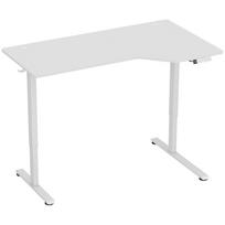 Elektrinis kampinis rašomasis stalas su 3 atminties pozicijomis, 140 x 80 x 72–120 cm