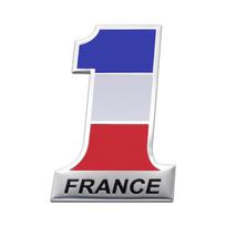 Car Styling Emblem 3D Aluminum France Logo Flag Stickers Decoration Accessories For Renault koleos duster megane 2 3 logan clio A1