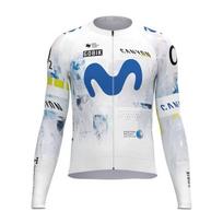2026 Tour De France Movistar Team Cycling Jerseys Short Sleeve Long Breathable Quick Dry Road Bike Clothing Men 5XL