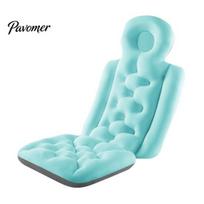 Relaxing Bath Pad Full Body Pillow for Tub, Long Bathtub Cushion with Breathable Neck & Back Support, Mat Scution Cups Non Slip