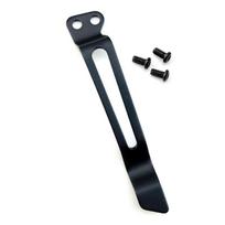 Stainless Steel Folding Cutter Pocket Clip with 3 Screw For Carry Replacement Repair Part Durability Tool Accessory
