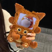 For Samsung Galaxy Z Flip7 Zflip6 Zflip5 Zflip4 Zflip3 Case Plush Brown Monster Flip Cases Kawaii Cartoon Fundas For Samsung Galaxy Z Flip6