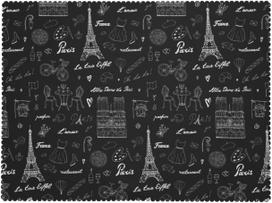 Eiffel Tower Tablecloth France Paris Romance Art Modern Table Cover Wrinkle Resistant Kitchen Dining Party Decoration 140x200cm