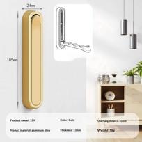 Concealed Folding Wall Hooks Heavy Duty Space Saving For Entryway Hanging Keys Bags Towels A83