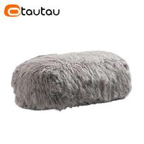 OTAUTAU Dirbtinio kailio sėdmaišiai su pufais kojoms suaugusiems ir vaikams Purus grindų sofa SF146 empty cover