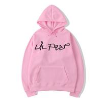 Nauji Hip Hop Lil Peep Megztiniai Vyriški Moteriški harajuku Vilnos megztiniai Didesnio dydžio Pavasario Rudens Žiemos Gatvės apranga sudadera hombre S pink