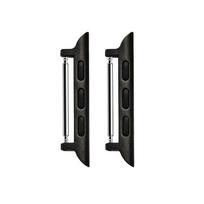 Jungtis Apple Watch apyrankėms Series 9 8 7 6 5 4 SE 44mm 41mm 45mm Ultra 2 49mm Spyruoklinė ašis Metalinė 42 44 45 49mm-22mm juoda