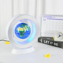 360 Rotating Magnetic Levitation Floating Globe Bluetooth Speaker and LED Light World Map Floating Globe for Business Gifts balta