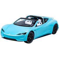 1/24 Tesla Roadster Kabrioletas Lydinio Sportinio Automobilio Modelis Metalinis Liejimo Žaislas Koncepcinio Automobilio Modelis Garso ir Šviesos Simuliacija Vaikų Dovana