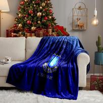 Everton Football Club Crest Throws Blanket Flannel Blankets Plush for Couch Bed Gifts for Men Women Travel picnic blanket Christmas fan gifts 130x150cm