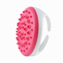 Body Massage Brush – Handheld Exfoliating Brush for Dry Brushing and Shower Use One Size rožinė