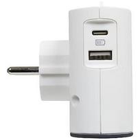 Legrand 2x2P+USB AC Splitter White/Black 049401