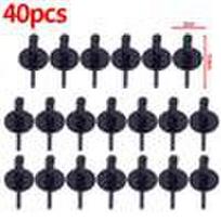 100-Piece Plastic Car Mudguard Rivets for BMW Models - Bumper Clip and Wheel Arch Fastener 40pcs gray