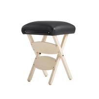 Wooden Portable Folding Massage Stool Padded Comfortable