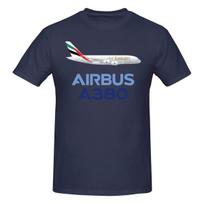 Juokingi Airbus A380 lėktuvo vyriški marškinėliai su spauda yra laisvo ir prigludusio kirpimo moteriški marškinėliai M gray