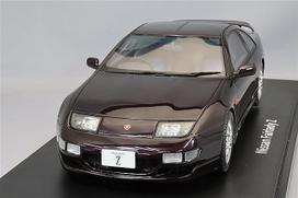 Kyosho Original Samurai Scale Nissan Fairlady Z Version R 2by2 Finished Product KSR18028P 1/18 (Z32) (Purple) gray