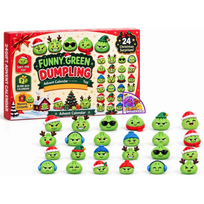 Kalėdinis Advento kalendorius su 24 koldūnais – Funny Green Dumpling