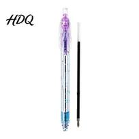 Creative Stationery for Students Gleaming Wings Dragonfly Gel Pens 0.5mm Smooth Writing Translucent Body Stationery Decorative Pens Diary B white