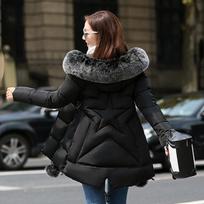 Moteriška negabaritinė žieminė striukė Parka Viršutiniai drabužiai su gobtuvu, šilta pūkinė medvilninė striukė plius dydžio žieminė striukė Parker moteriška 6XL