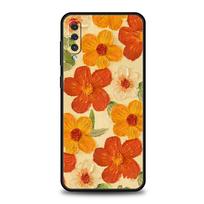 Telefono dėklas Samsung A56 A36 A26 A24 A12 A14 A16 A50 A70 A20E A22 A40 A34 A54 A42 A52 5G A04s A06 Dangtelis Aliejinė tapyba Gėlė Galaxy A22 5G