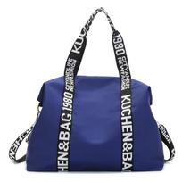 Nylon Large Capacity Tote Bag Women's Versatile Messenger Bag blue