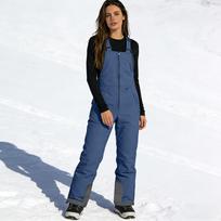Ski Pants Women Ski Bib Overalls Snowboarding Pants Adjustable Shoulder Strap Snowsuit XXXL tamsiai mėlyna