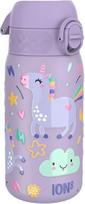 Ion8 400 ml vaikiška gertuvė su vienaragiais, šviesiai violetinė