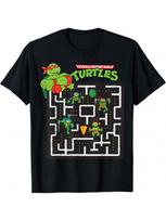 TMNT Video Game With Turtles T-Shirt XXXL black