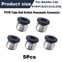3D Printer PTFE Tube Hall Switch Pneumatic Connector, for Bambu Lab P1P/P1S/X1/X1C/X1E, 1.75mm Filament PTFE Feed Tube Connector
