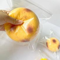Potato Pudding Squishy Stress Ball Realistic Slow-Rise Fidget Toy Soft Stretchy Squeeze Toy For Anxiety Relief Adhd For Adults yellow