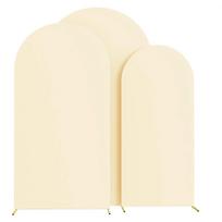 1 vnt. Arkos stovo užvalkalas Vestuvių gėlės Durų dekoravimas Poliesteris Elastingas Rinkinio Fono užvalkalas Rekvizitas Naudojamas Banketui (Be lentynos) 65X150cm(5Ft) dramblio kaulas
