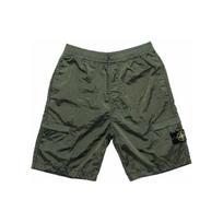 STONE ISLAND SS22 Casual Shorts Men's Green 7615l1721-v0058 31 gray