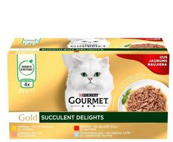 Šlapias kačių maistas Gourmet Gold, 0.085 kg, 4 vnt.